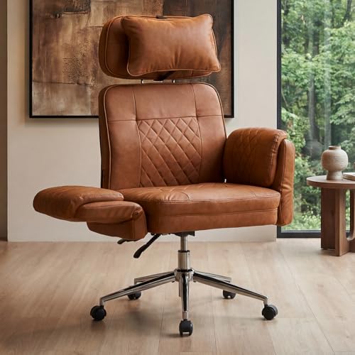 best full grain leather office chair
