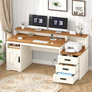 best home office desk with storage